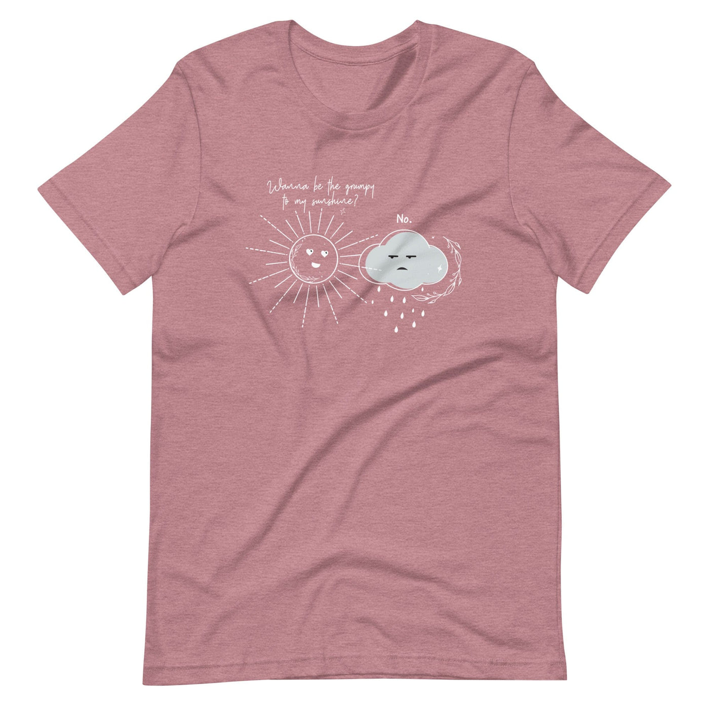 Lit Haven Booktique T-Shirt Heather Orchid / S Grumpy Cloud tee