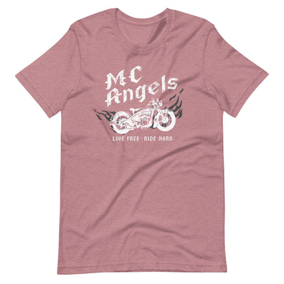 Lit Haven Booktique T-Shirt Heather Orchid / S MC Angels tee