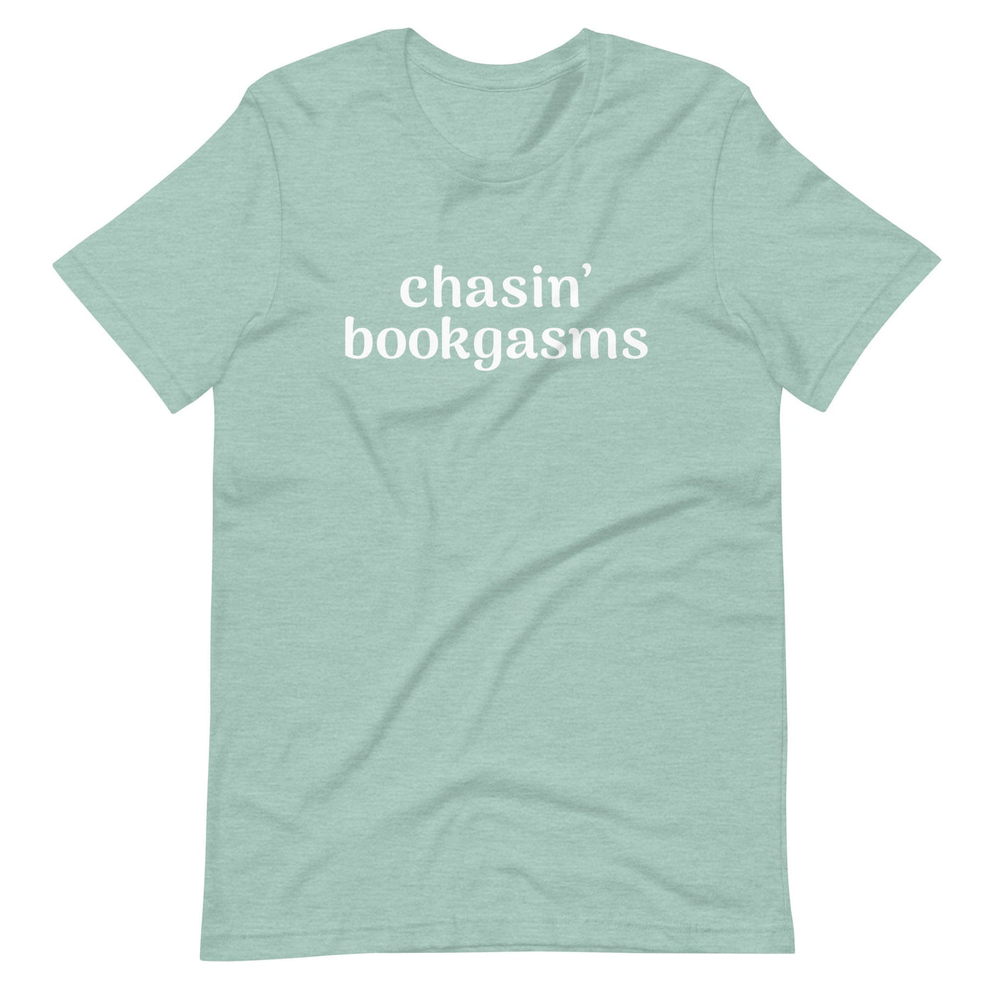 Lit Haven Booktique T-Shirt Heather Prism Dusty Blue / XS Chasin' Bookgasms tee