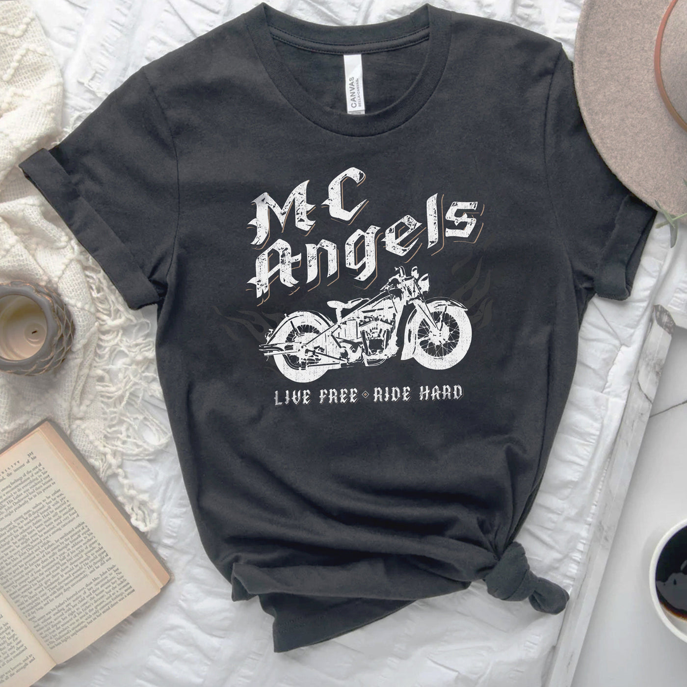 Lit Haven Booktique T-Shirt MC Angels tee