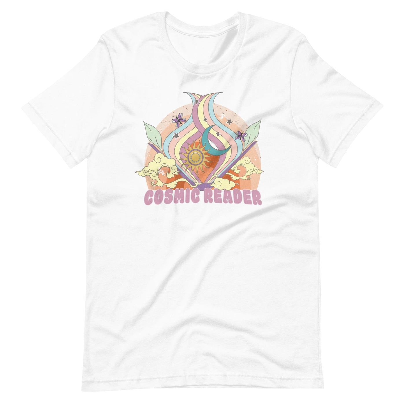 Lit Haven Booktique T-Shirt White / XS Cosmic Reader tee