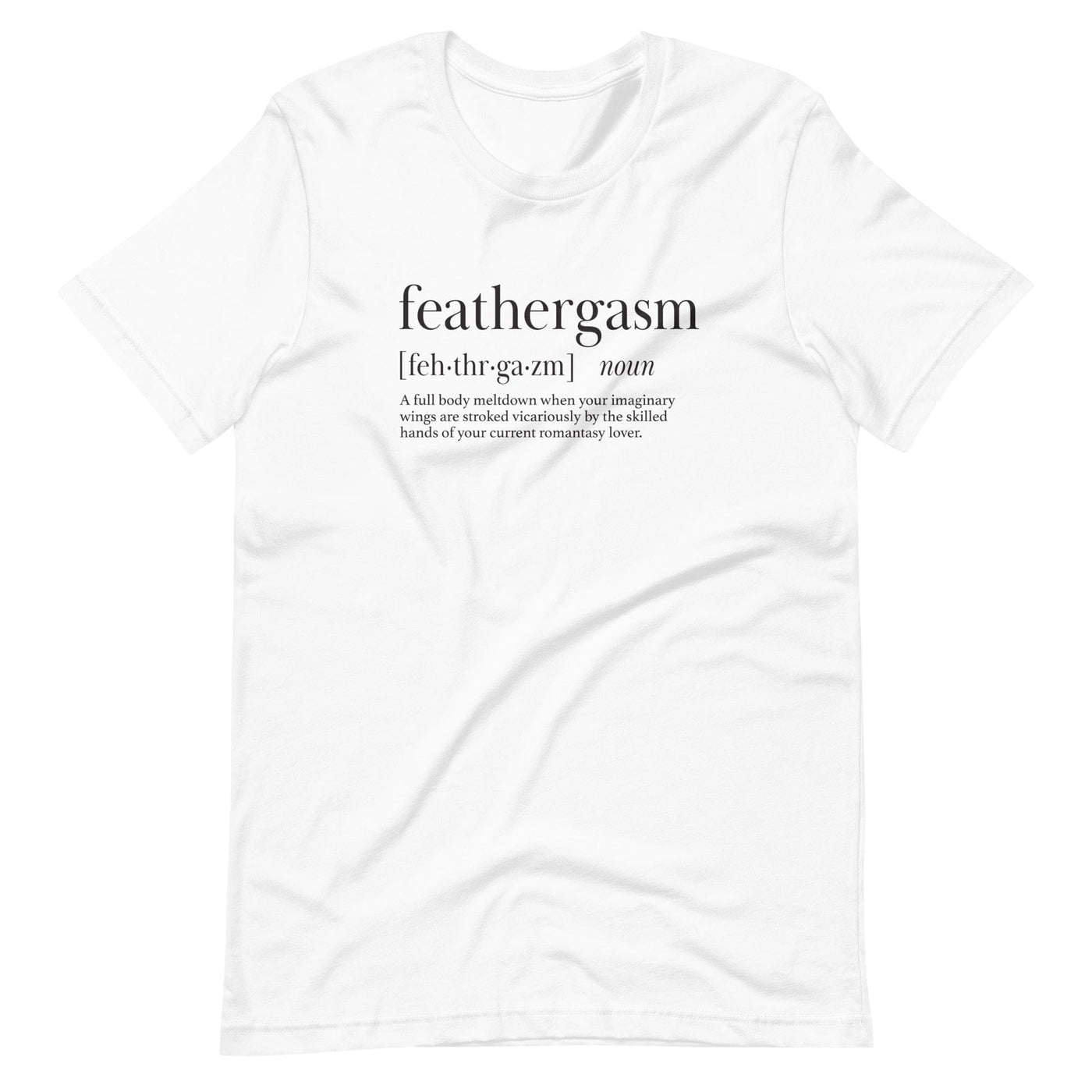 Lit Haven Booktique T-Shirt White / XS Feathergasm tee
