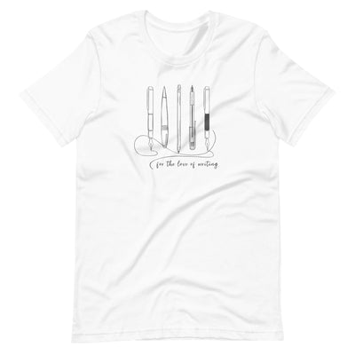 Lit Haven Booktique T-Shirt White / XS For the Love of Writing tee